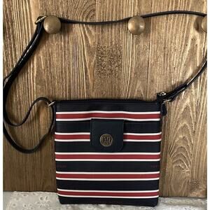 Tommy Hilfiger Crossbody Purse Classic Front pocket Nautical Beach Preppy